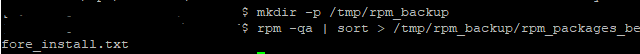 Install prerequisite RPM packages in the correct order.